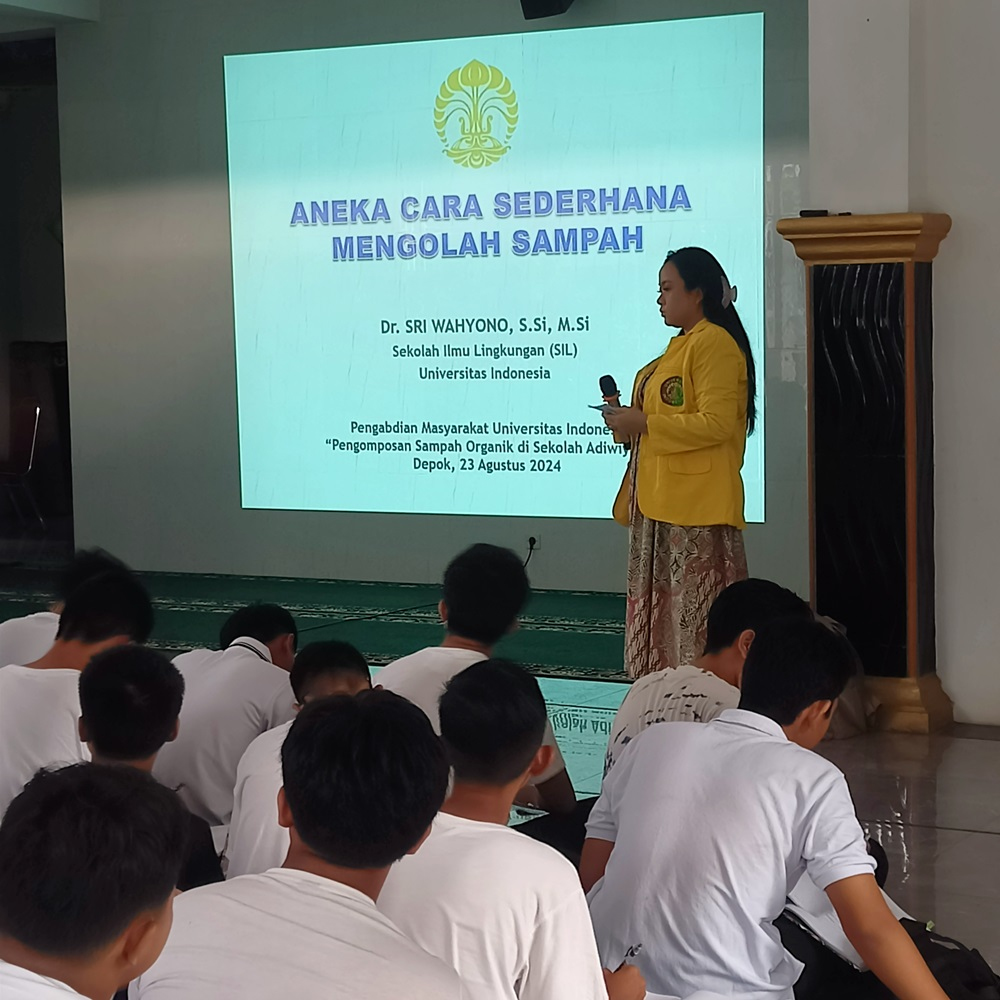 SIL UI Gelar Pelatihan Pengomposan Sampah Organik di Sekolah&nbsp;Adiwiyata